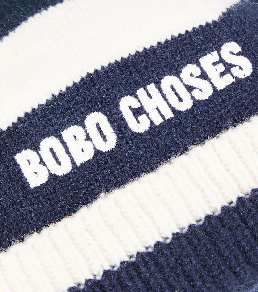 Bobo Choses - Logo striped beanie