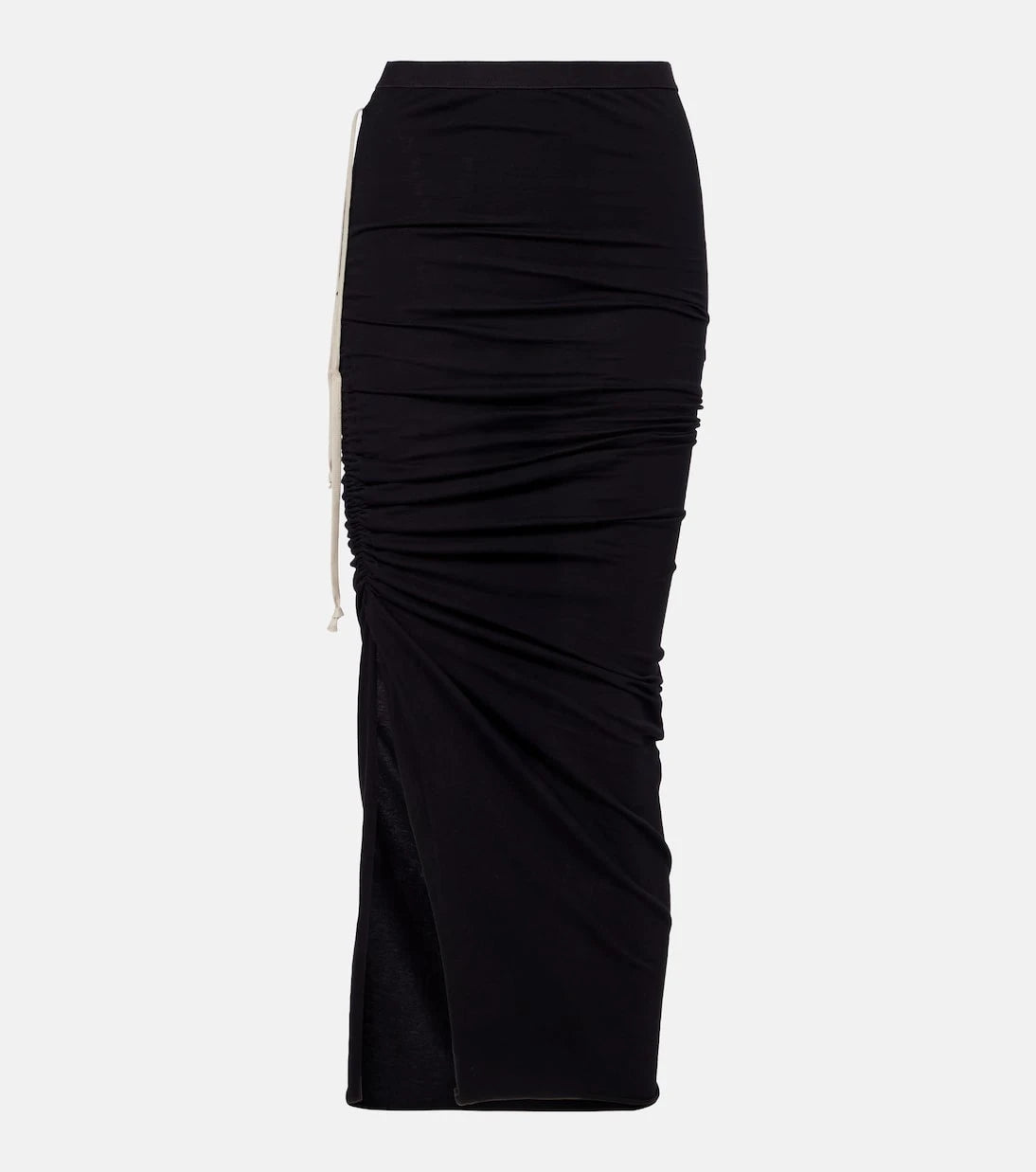 Rick Owens - Edfu cotton jersey midi skirt