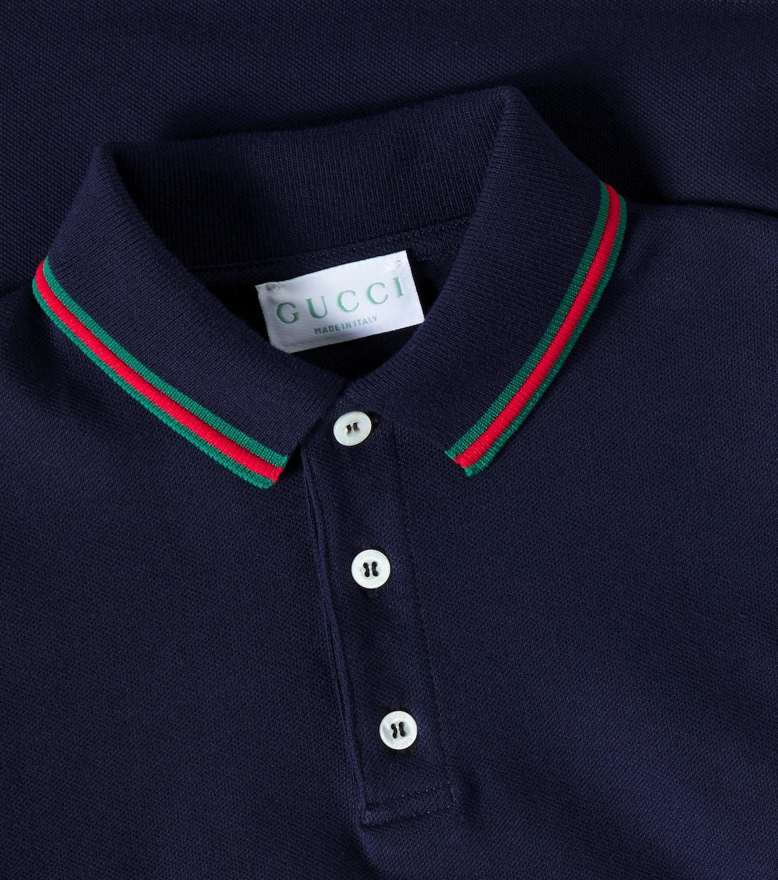 Gucci Kids - Web cotton-blend piquet polo shirt
