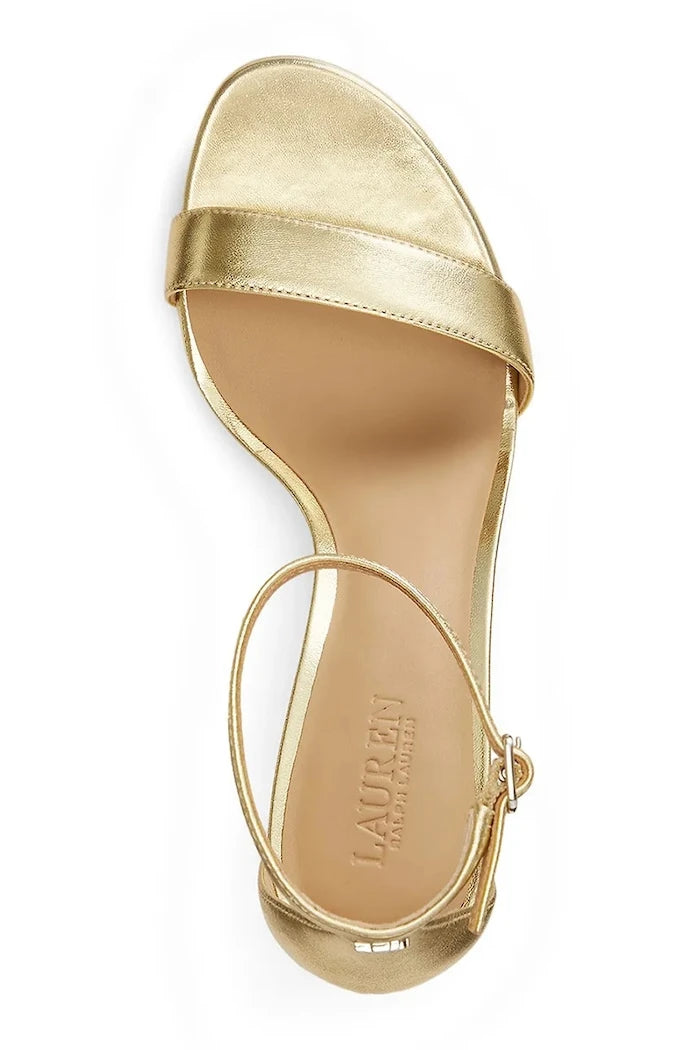 Lauren Ralph Lauren сандали от кожа Allie Mid