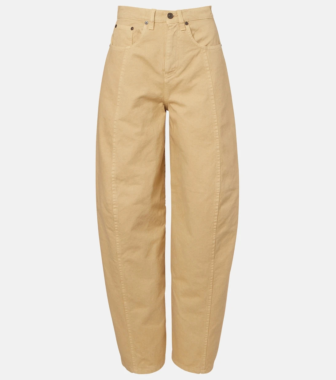 Victoria Beckham - High-rise barrel-leg jeans