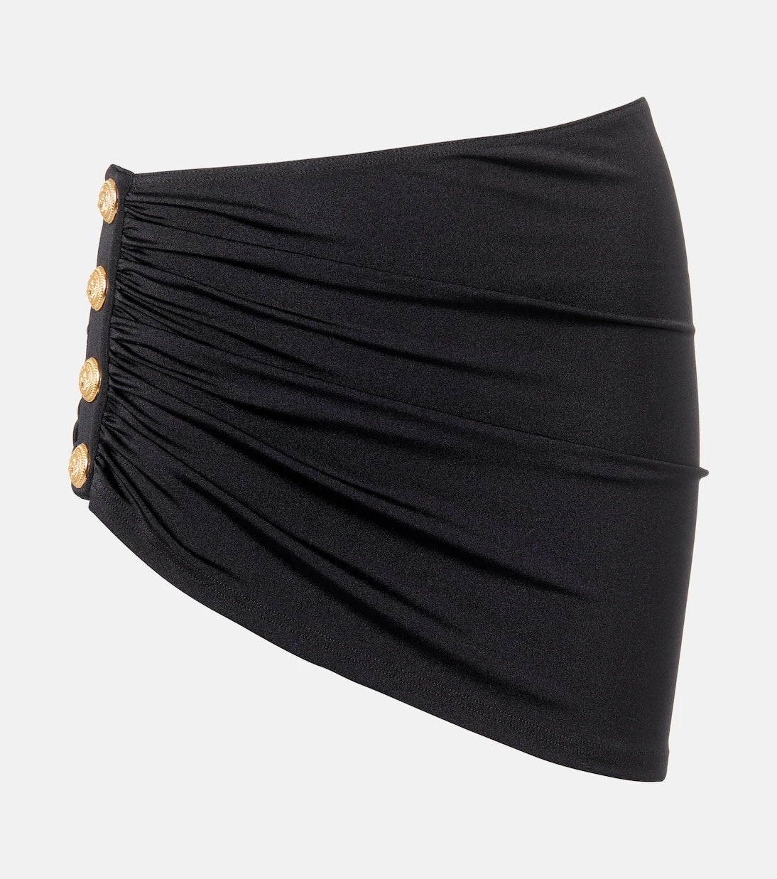 Balmain - Draped embellished beach cover-up