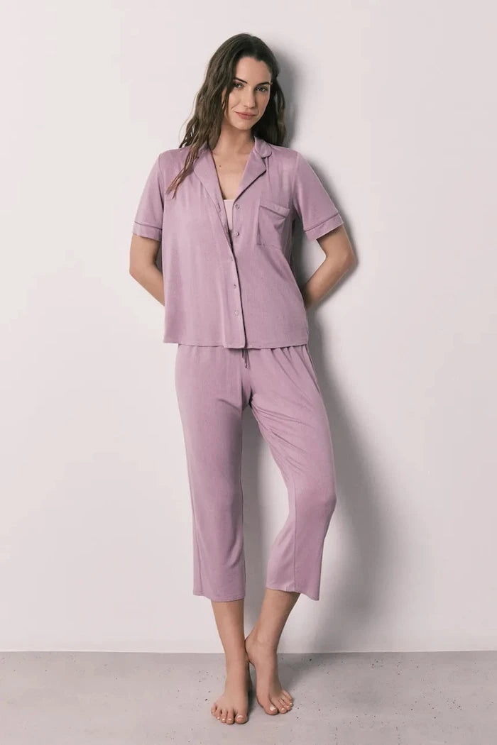 women'secret iki parçalı kadın viskon pijama