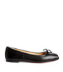Christian Louboutin Black Mamadrague Leather Ballet Flats