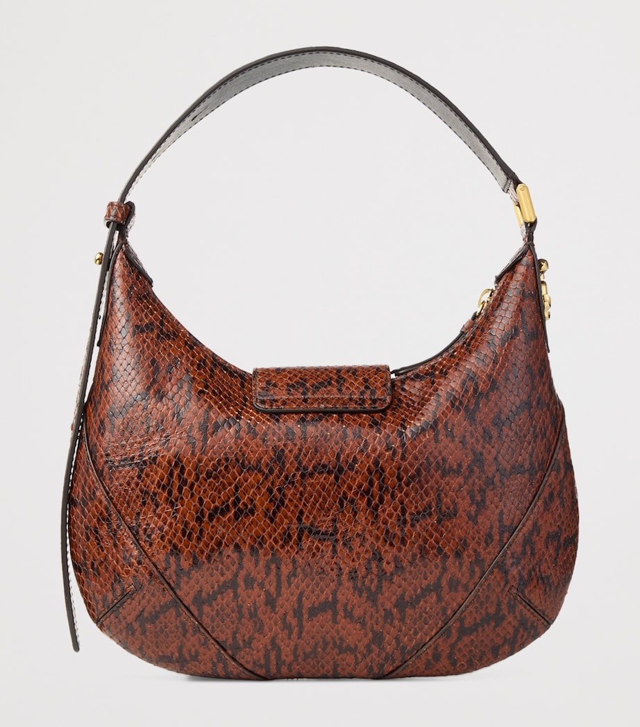 Small Bar Leather Shoulder Bag