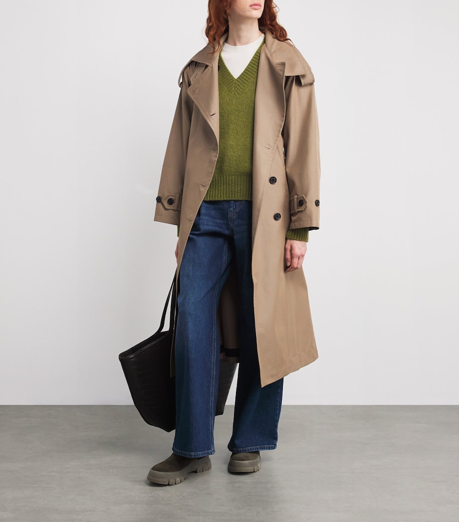 Weekend Max Mara Green Suede Chelsea Boots