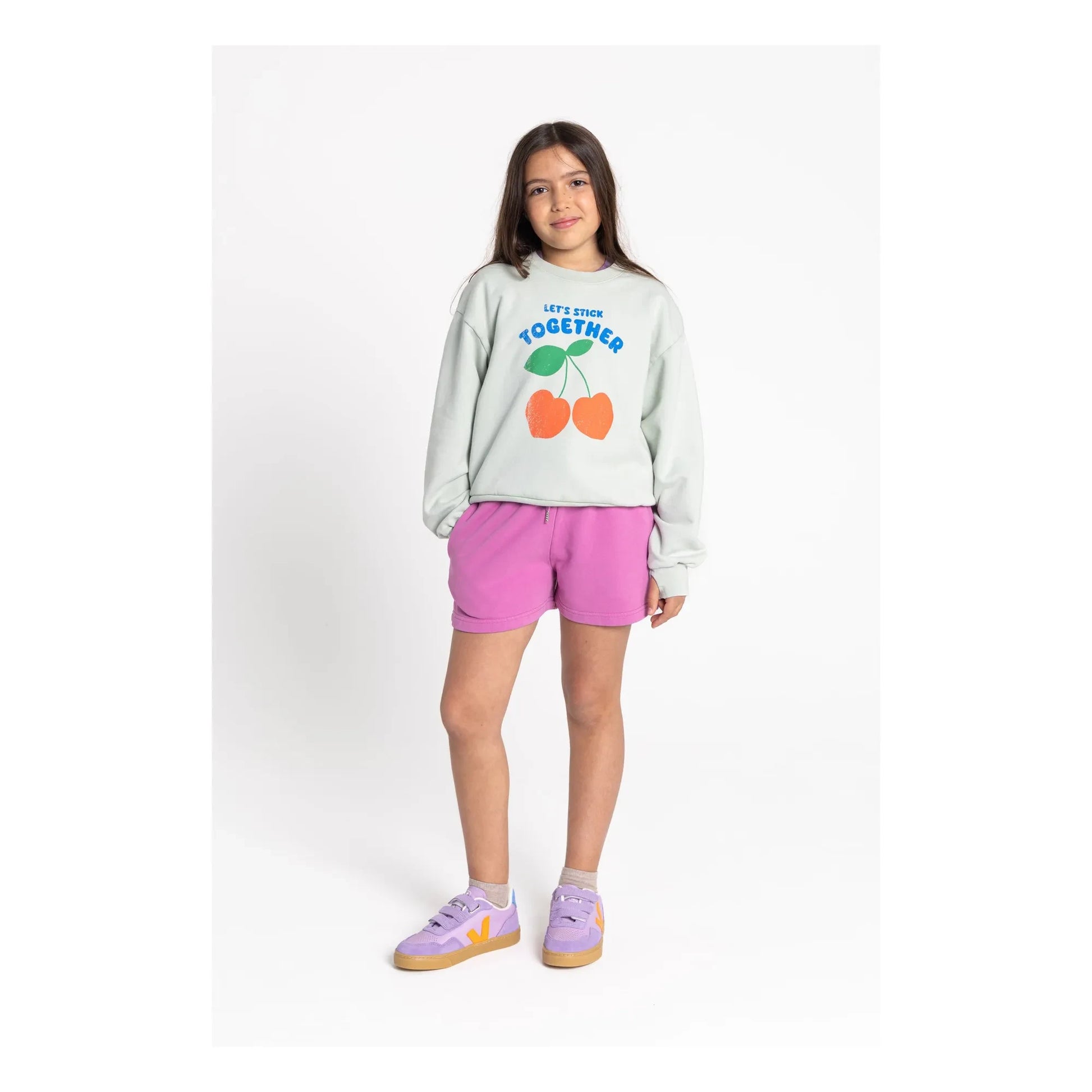Hundred Pieces - Alba organic cotton sweatshirt | Celadon