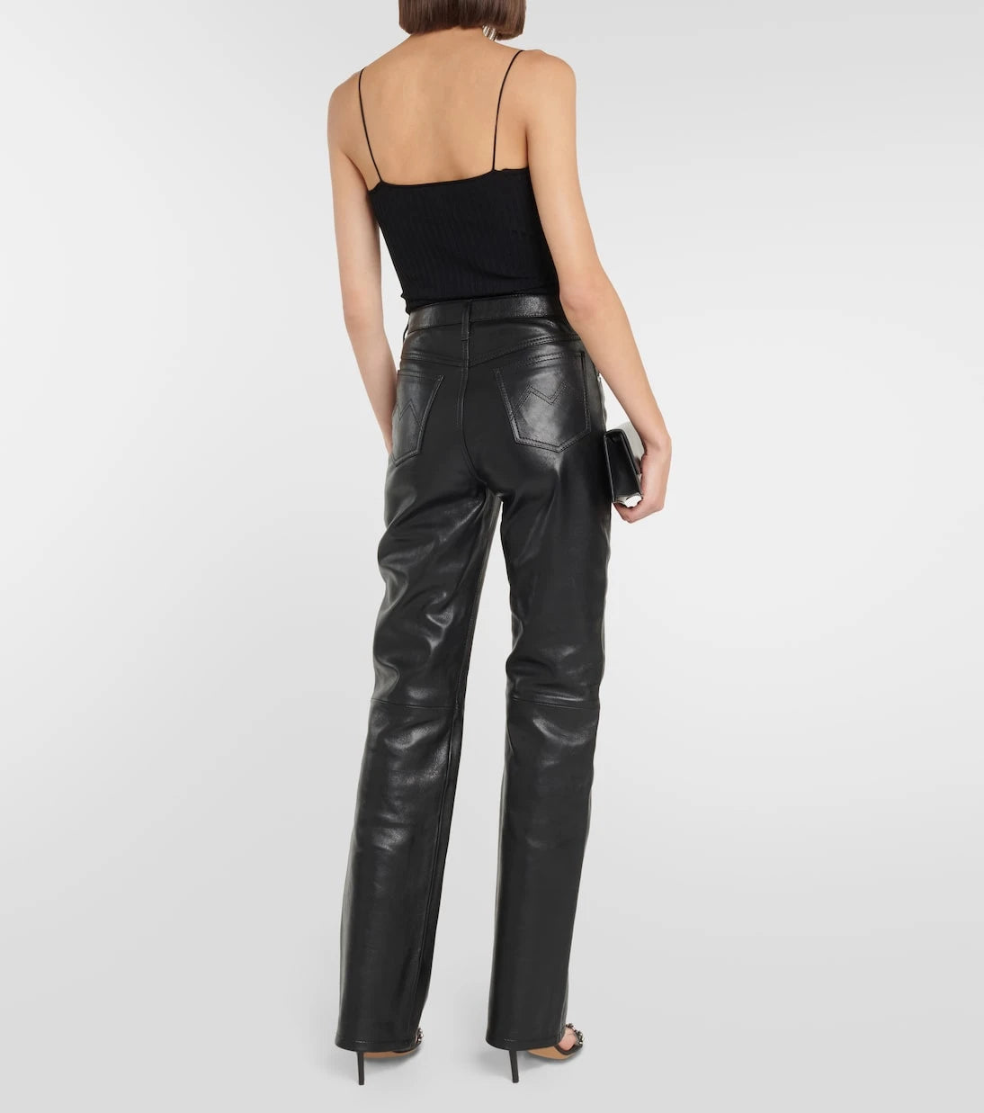 Dodo Bar Or - Lidra high-rise straight leather pants
