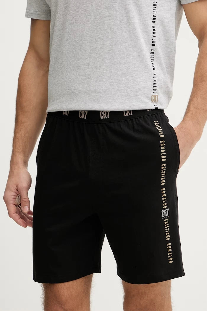 CR7 Cristiano Ronaldo iki parçalı erkek pamuklu pijama