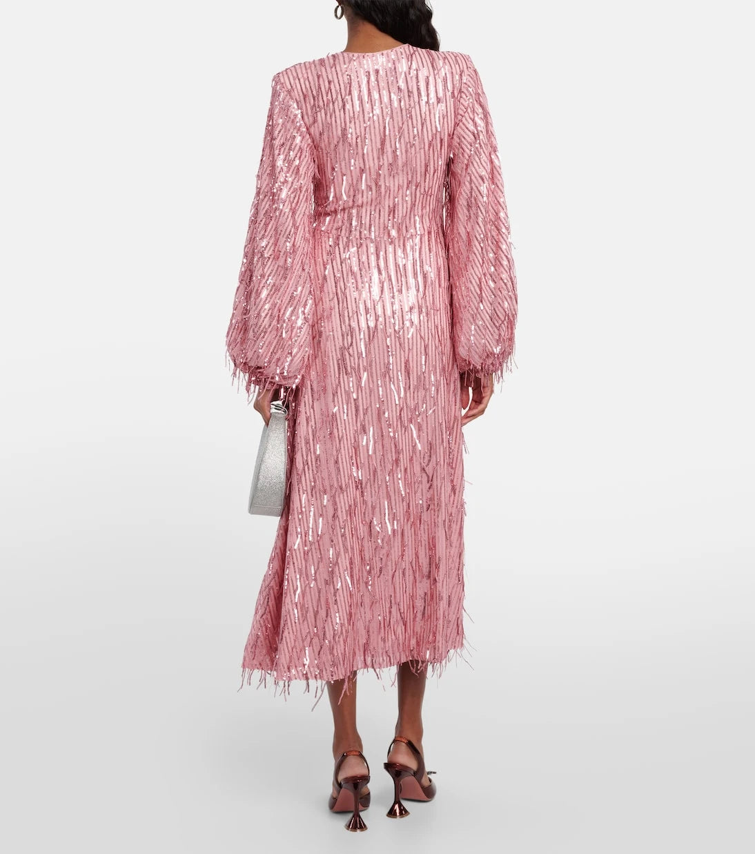 Rotate - Sequined midi dress