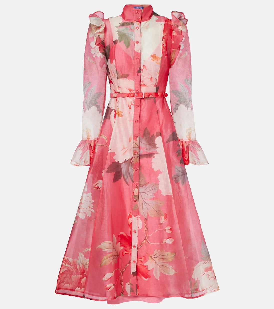 Leo Lin - Katrina floral midi dress