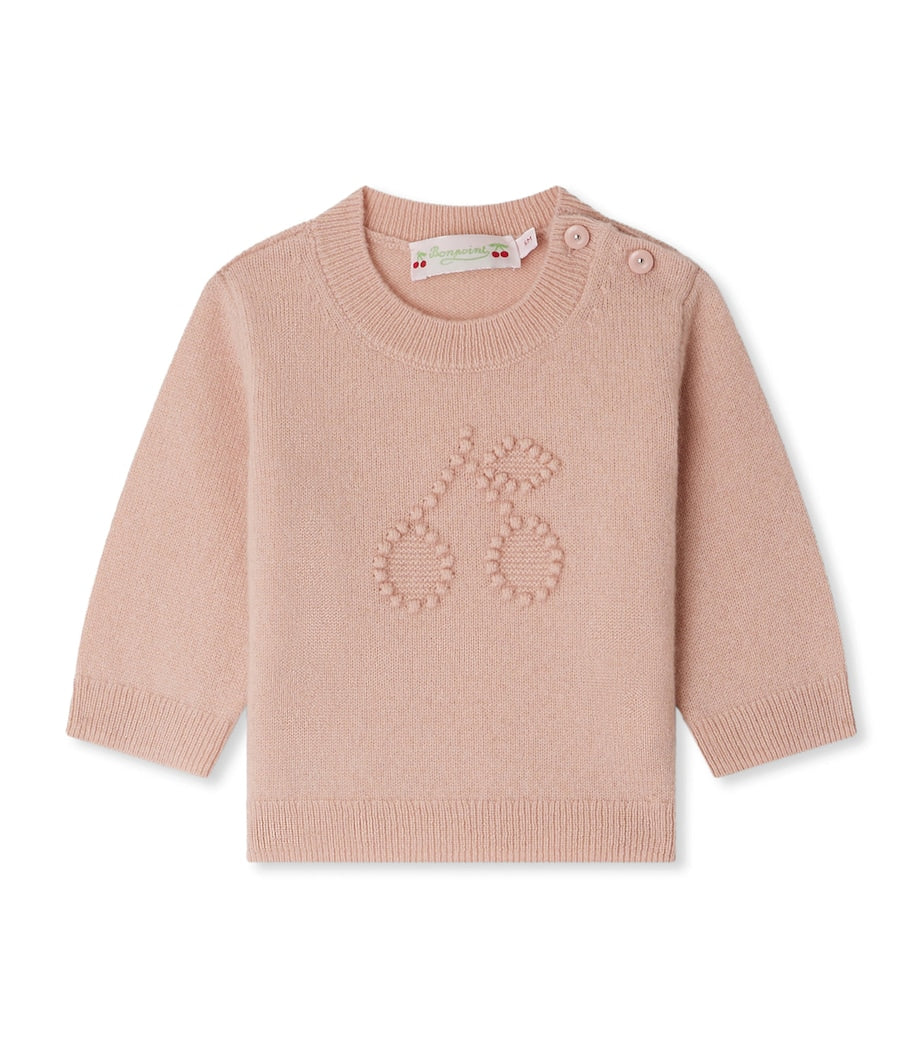 Cashmere Cherry Sweater (6-18 Months)
