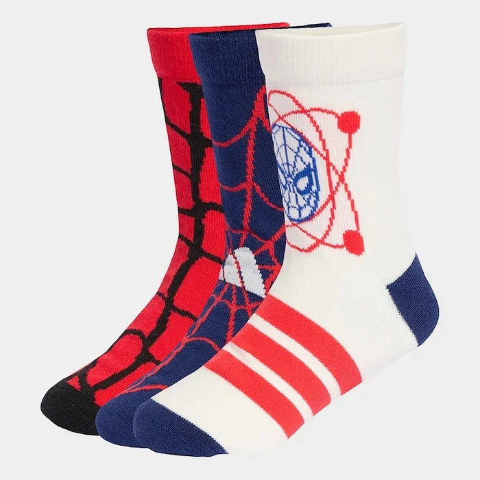 Детски чорапи с памук adidas Performance Marvel (3 чифта)