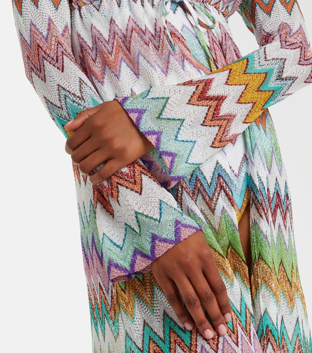 Missoni - غطاء شاطئ لاميه متعرج