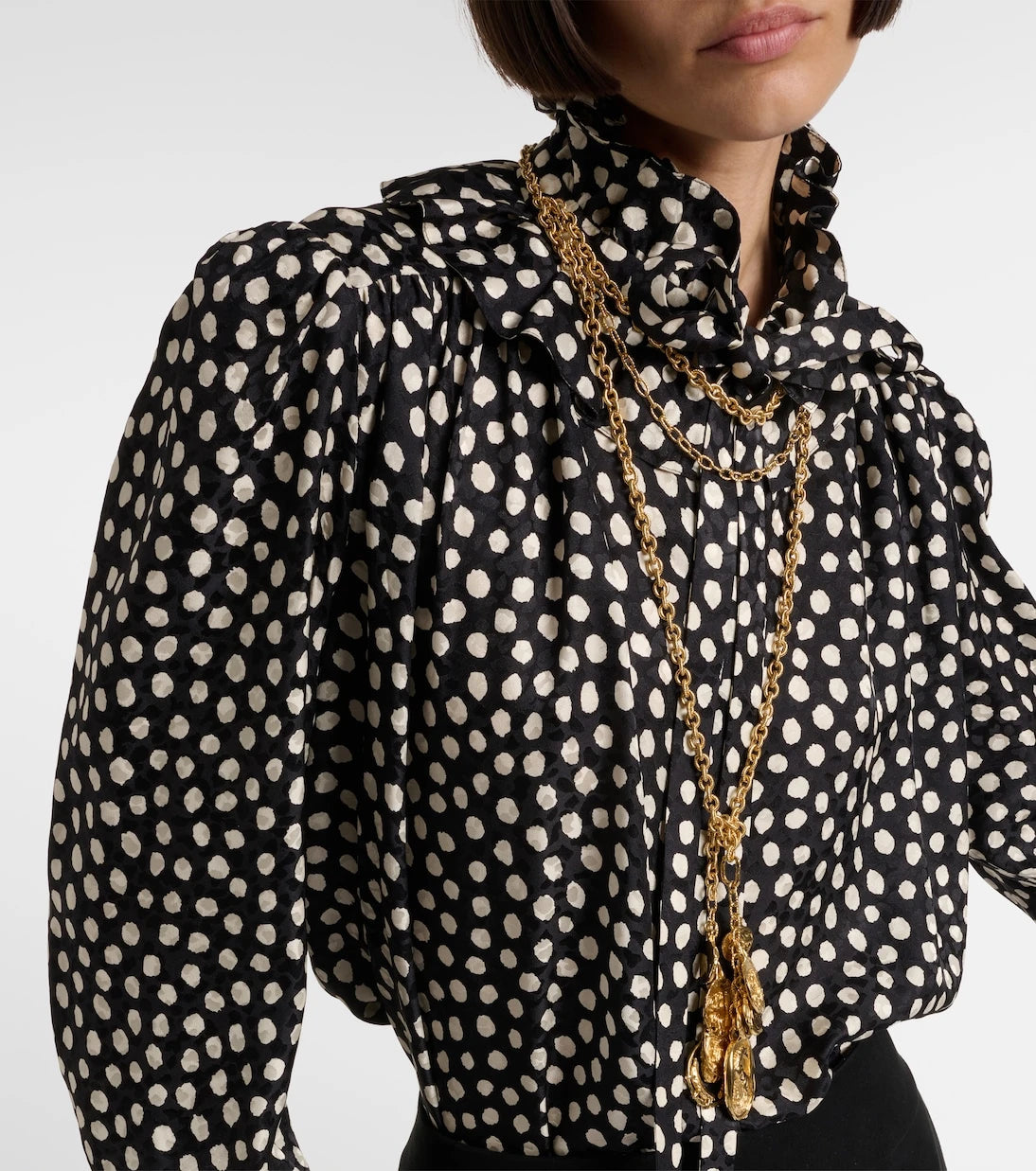 Chloé - Layered chain pendant necklace