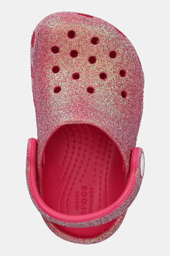 Чехли Crocs CLASSIC IRIDESCENT GLITTER CLOG KIDS
