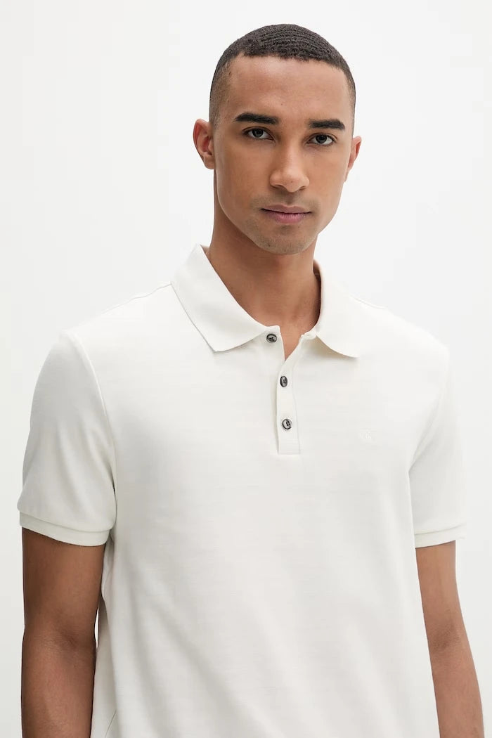 Calvin Klein тениска с яка мъжка с памук
