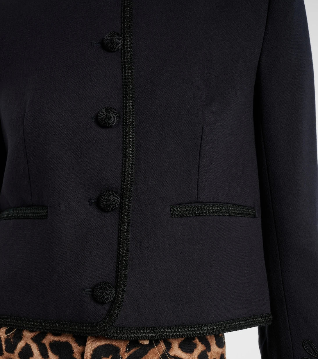 Veronica Beard - Latrell cropped embroidered jacket