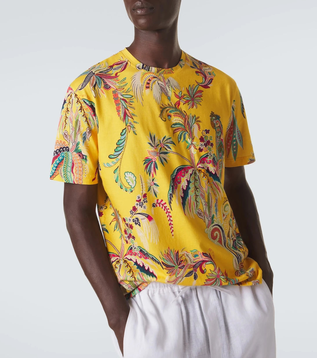 Etro - Printed cotton jersey T-shirt