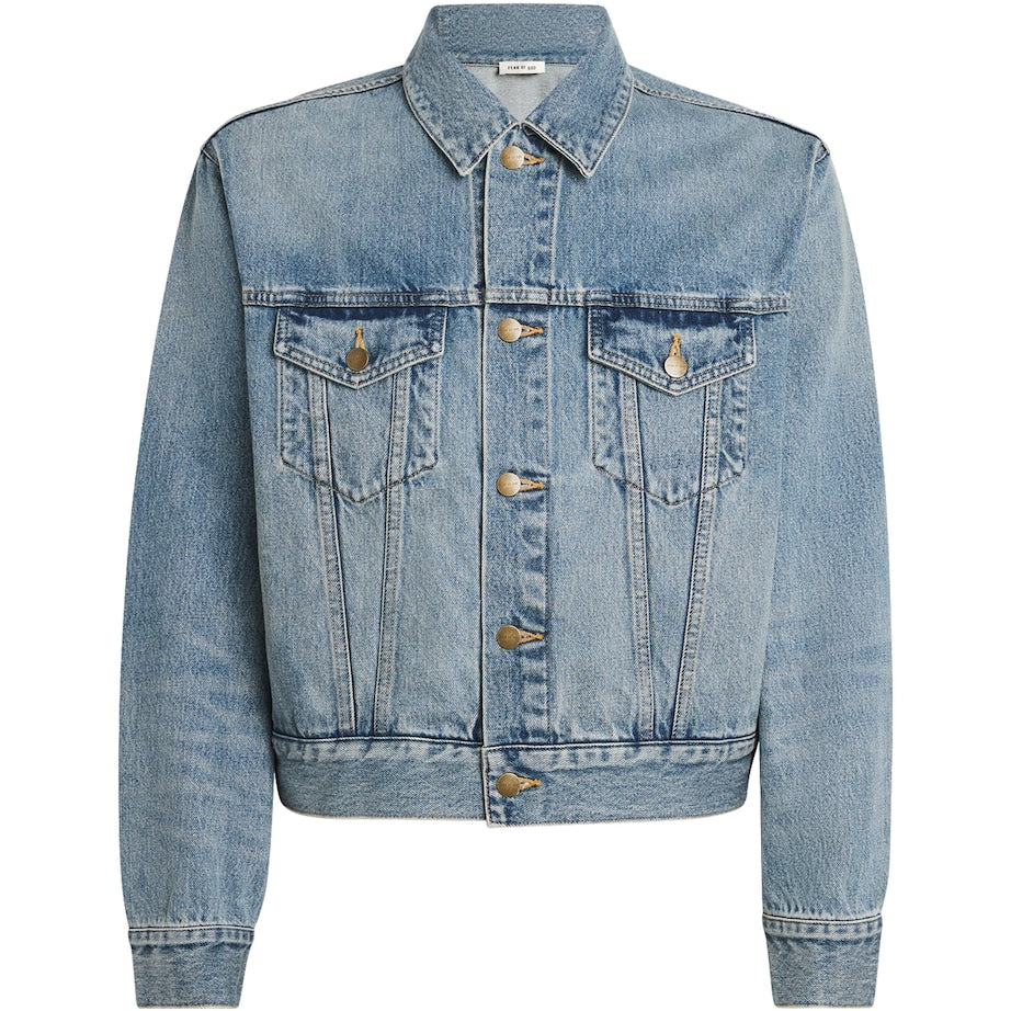 Fear Of God Blue Denim Trucker Jacket
