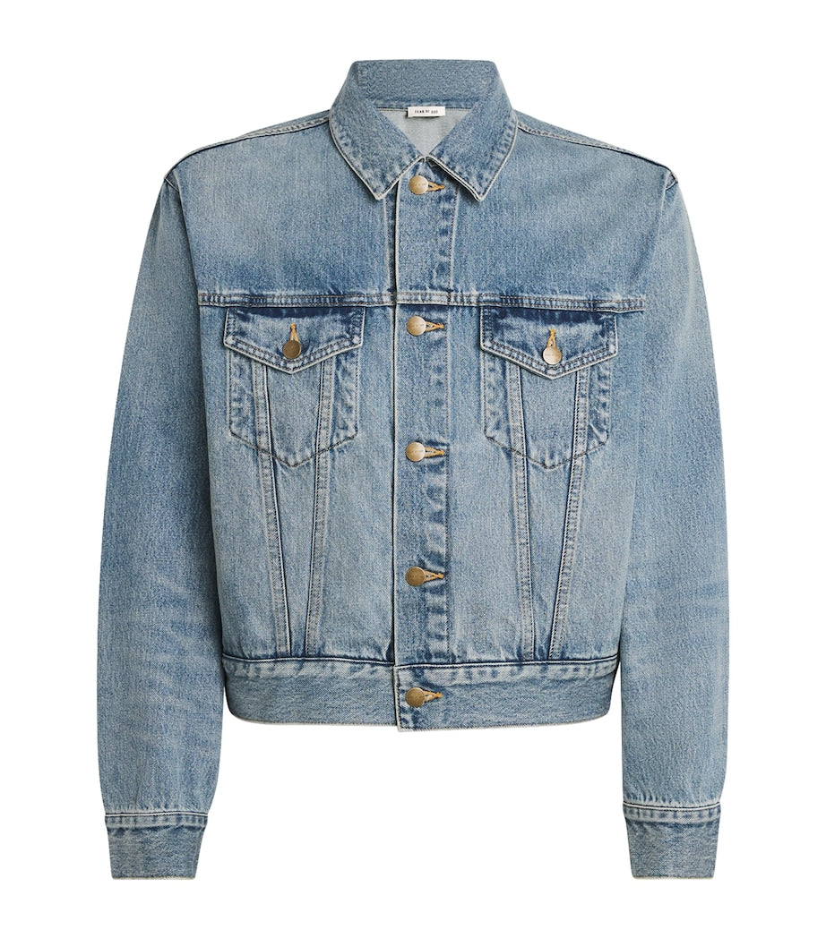 Fear Of God Blue Denim Trucker Jacket
