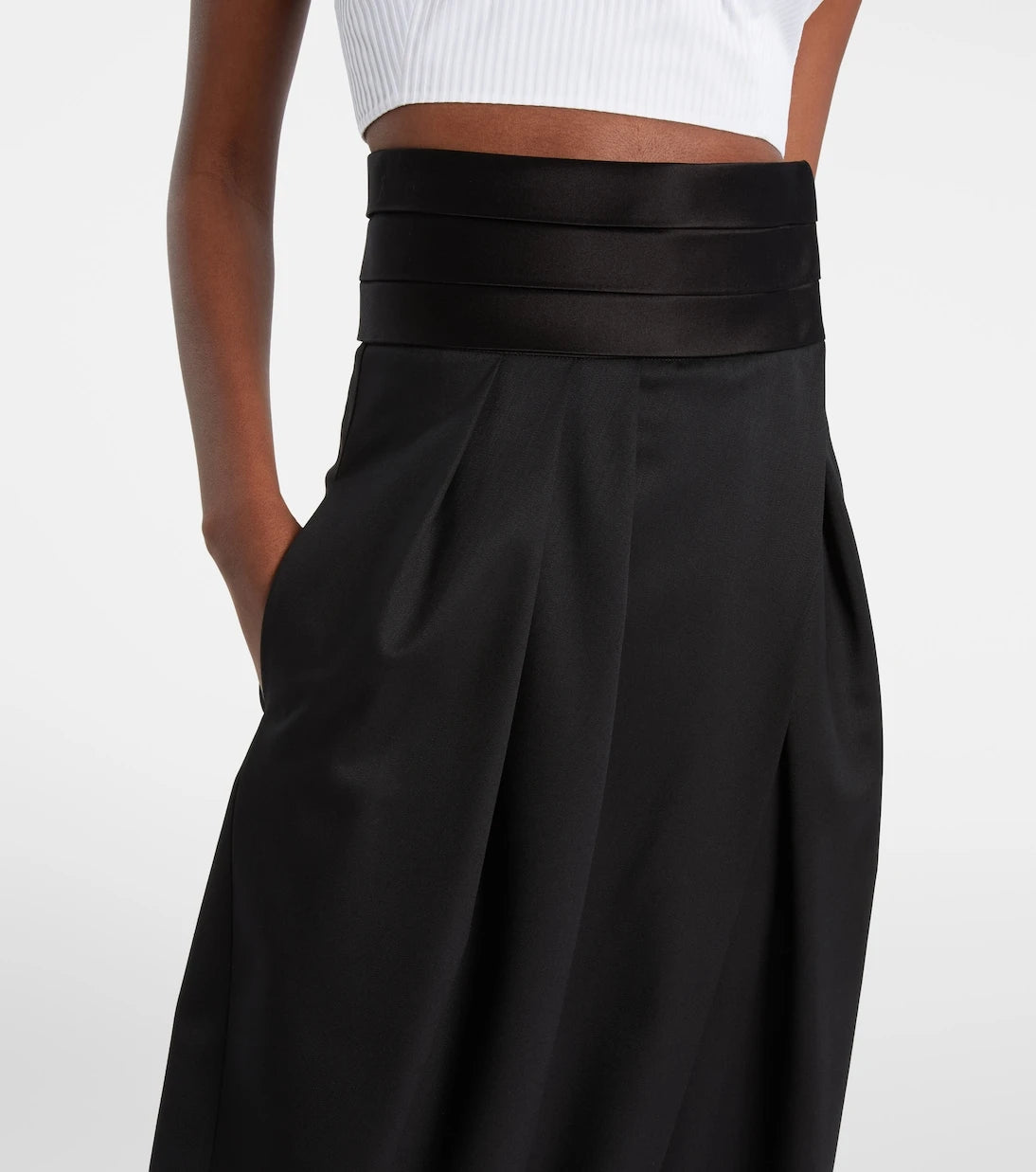 Alaïa - Wool wide-leg pants
