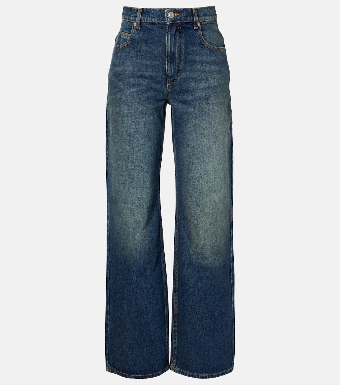 Isabel Marant - Dromie mid-rise straight jeans