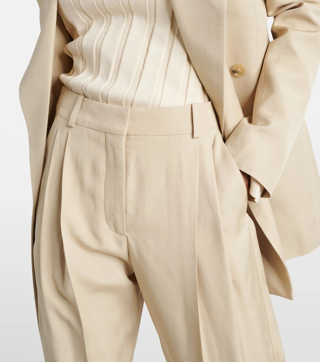 Stella McCartney - Iconic high-rise cropped pants
