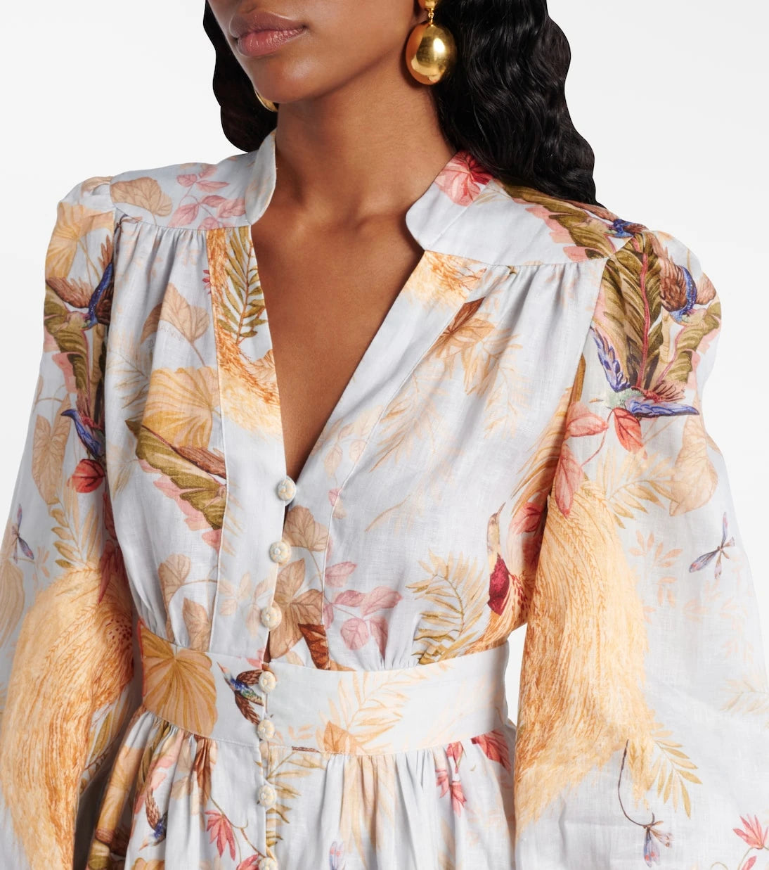 Zimmermann - Ascension floral linen minidress