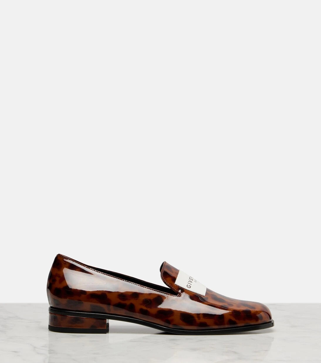 Givenchy - Logo patent leather loafers