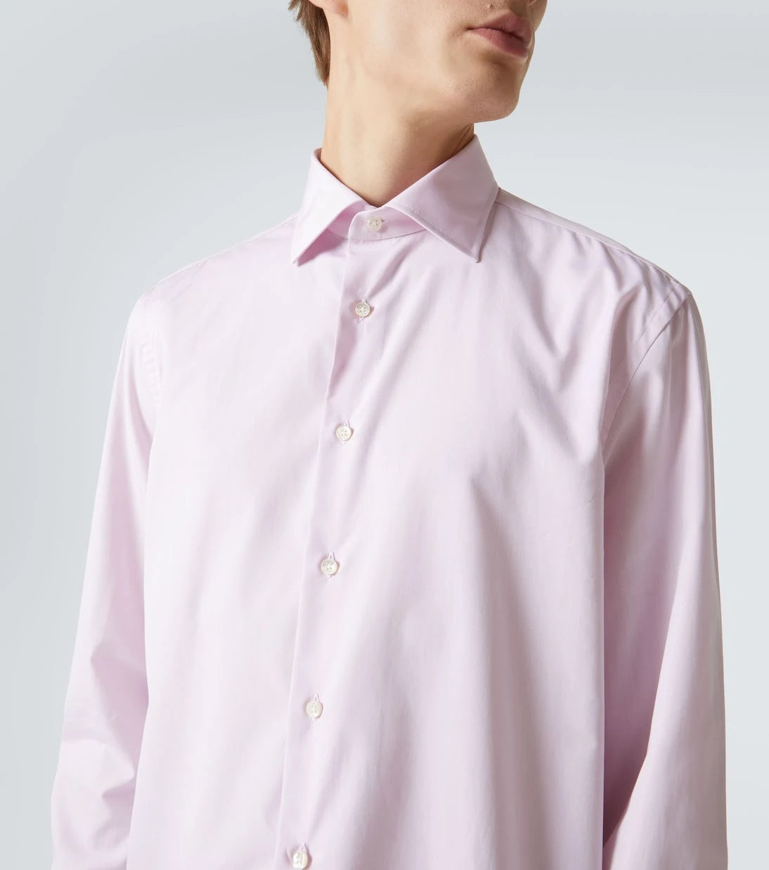 Canali - قميص أكسفورد كلاسيكي من القطن