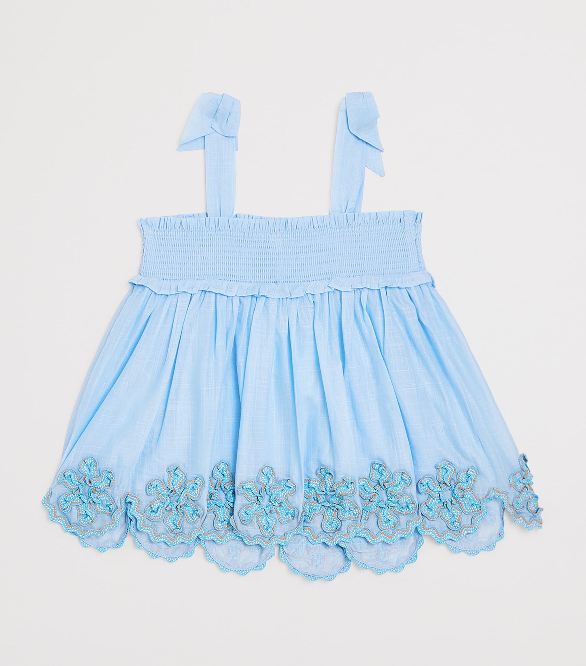 Zimmermann Kids Cotton Cascadian Ric Rac Top (2-12 Years)