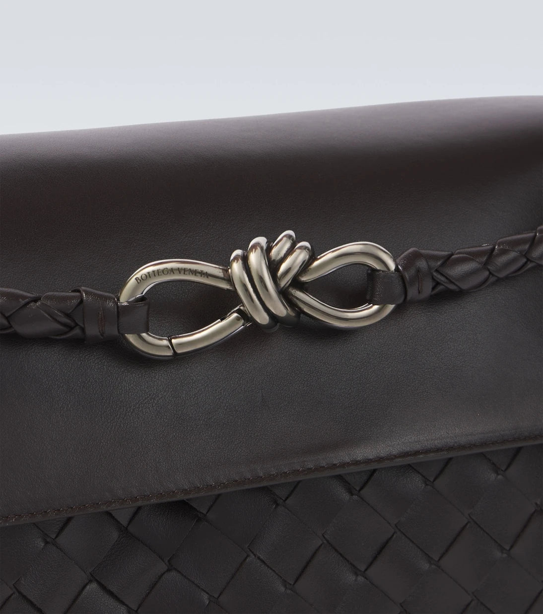 Bottega Veneta - Andiamo Knot Small leather messenger bag