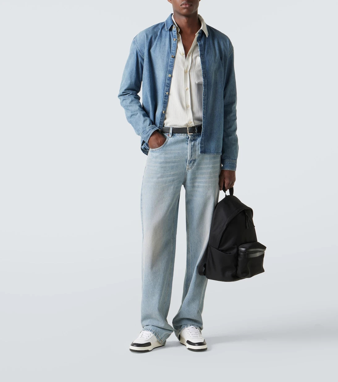 Saint Laurent - SL61 leather sneakers