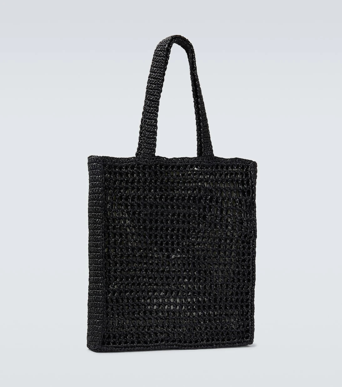 Prada - Logo crochet tote bag