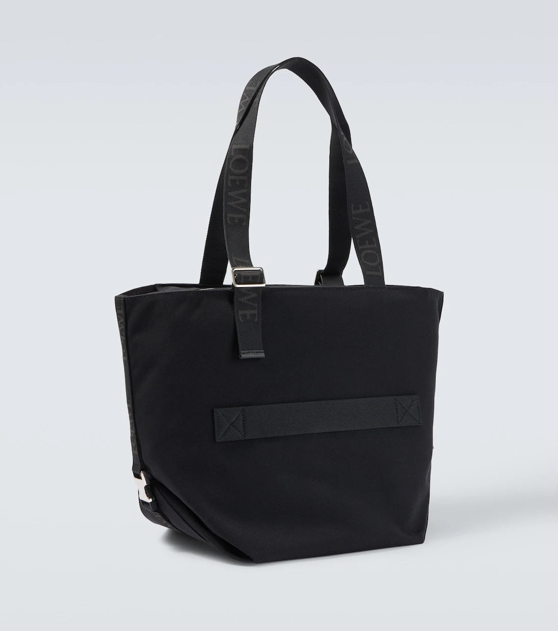 Loewe - Flex Medium canvas and suede tote bag