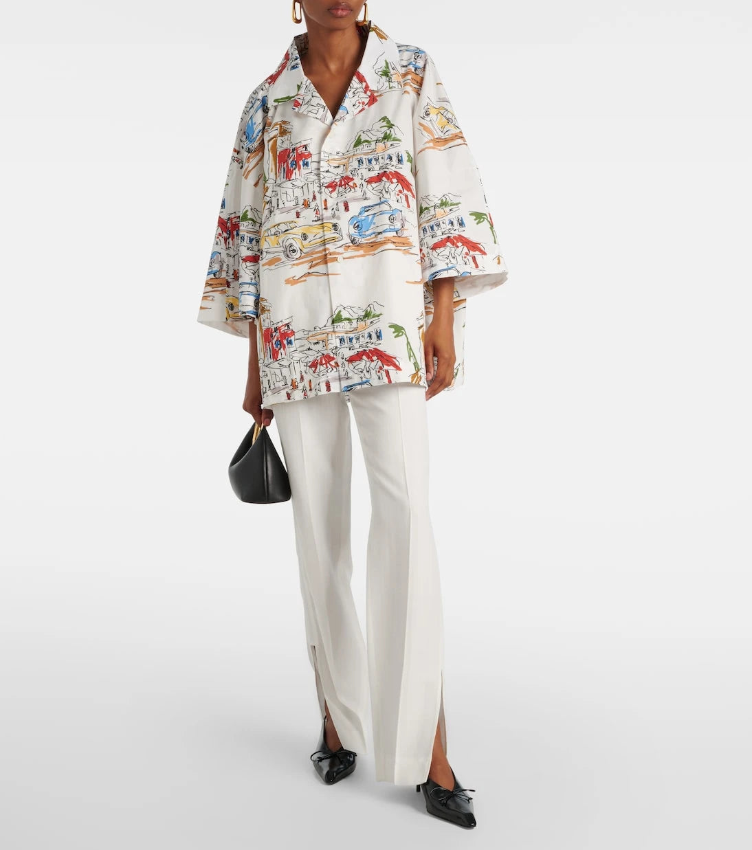 Jacquemus - Casaco printed cotton bowling shirt