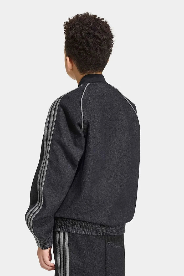 adidas Originals çocuklar için pamuklu denim ceket