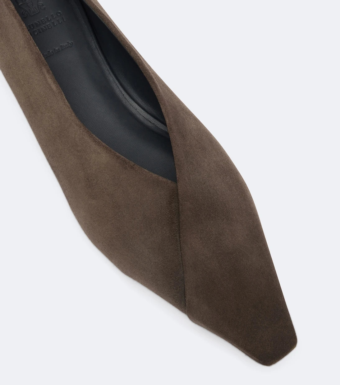 Brunello Cucinelli - Suede ballet flats