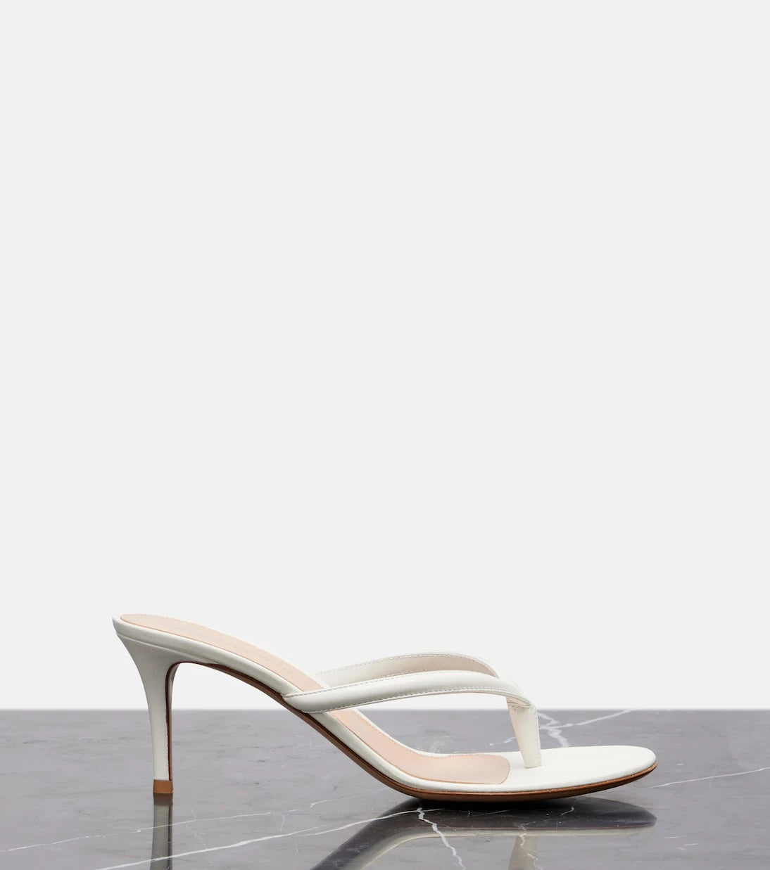 Gianvito Rossi - Calypso 70 leather thong sandals