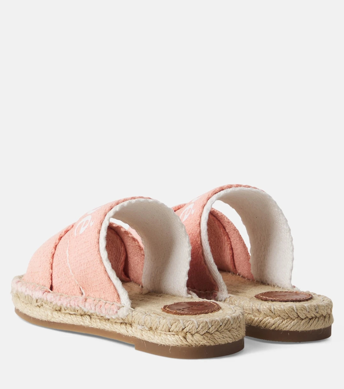 Chloé Kids - Logo espadrille sandals