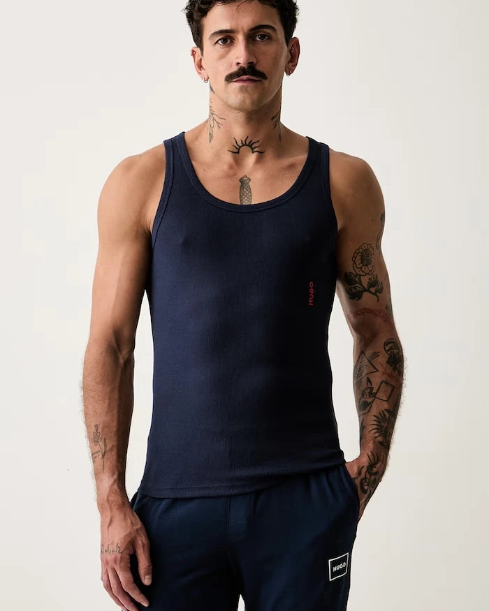 HUGO erkek pamuklu atlet TANK TOP TRIPL. PACK 3’lü