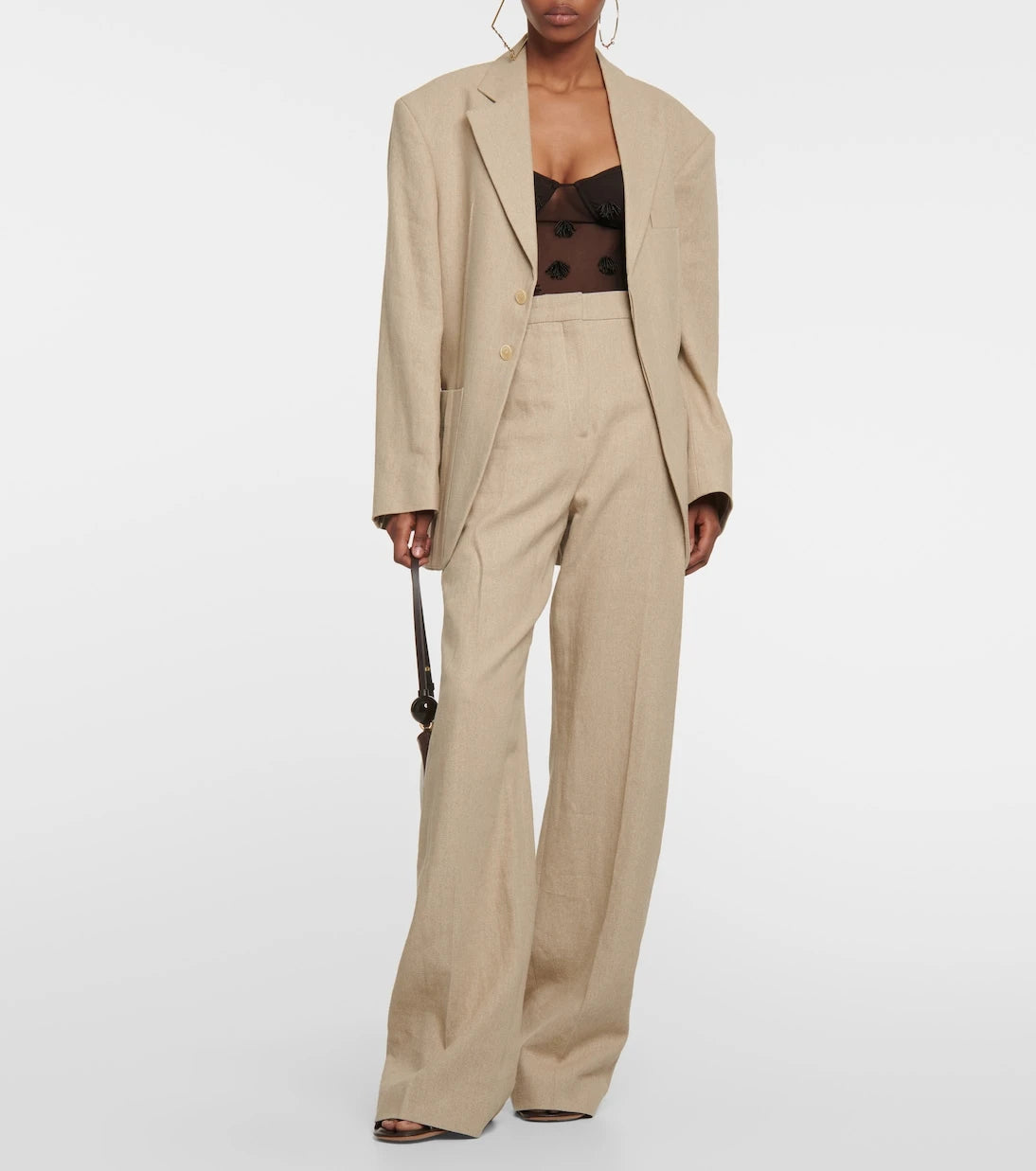 Jacquemus - Appliqué mesh bodysuit