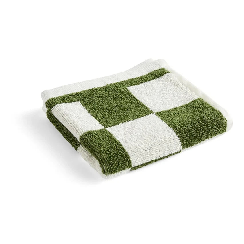 Hay - Check Bath Mitten | Matcha green