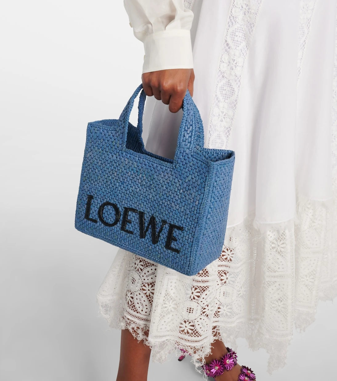 Loewe - Paula's Ibiza Loewe Font Small tote bag