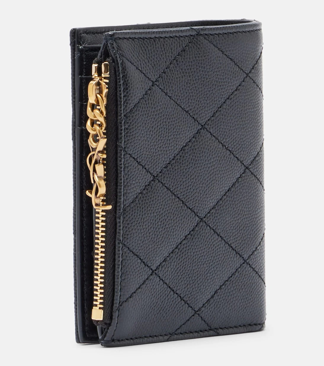 Saint Laurent - Cassandre Bijou quilted leather wallet