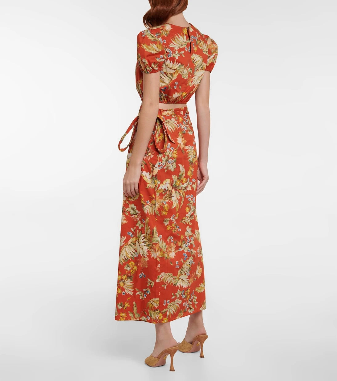 Erdem - Vacation Hydra floral cotton crop top