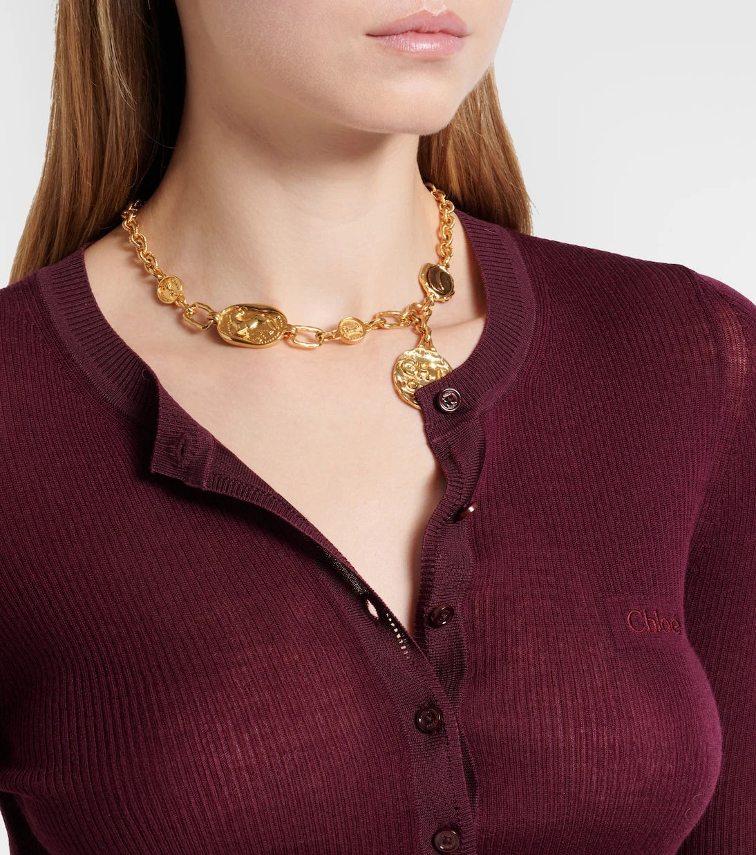 Chloé - Wool Henley shirt