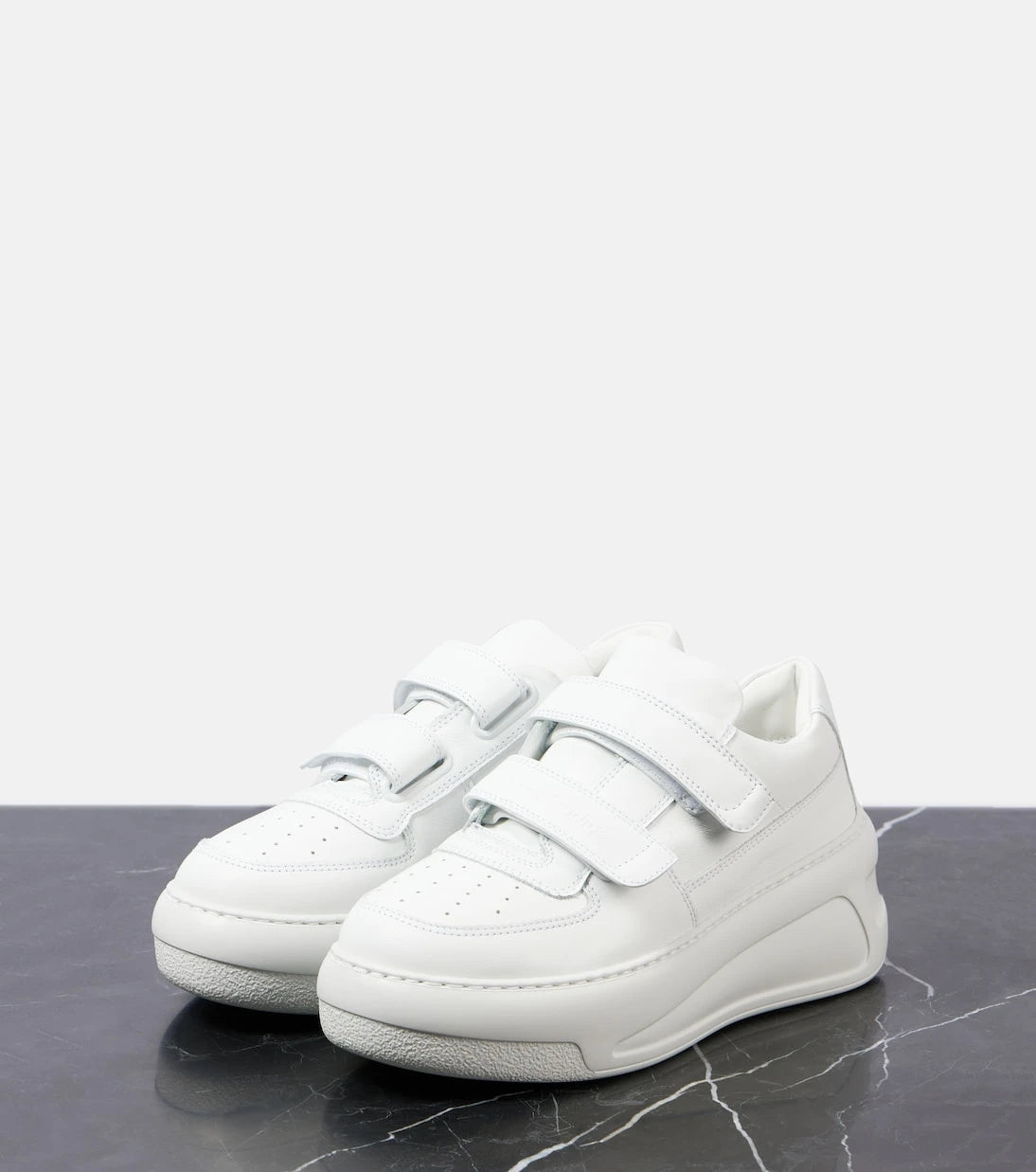 Acne Studios - Leather platform sneakers