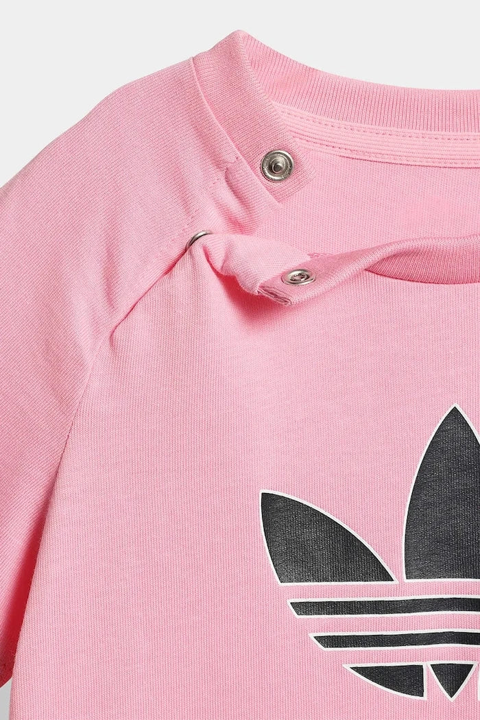 adidas Originals bebek için pamuklu bebek tulumu